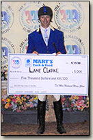 Lane Clarke Champion Jumping McLord's First John